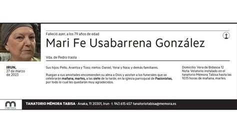 mari fe usabarrena|MariaRosa Usabarrena